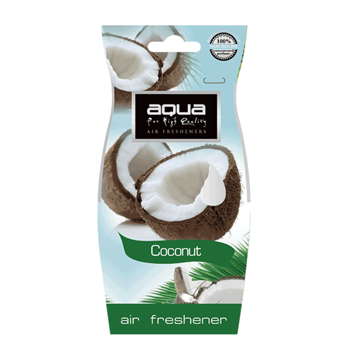 AQUA NATURAL COCONUT DROP - ΑΡΩΜΑΤΙΚΟ ΑΥΤΟΚΙΝΗΤΟΥ ΣΕ ΣΧΗΜΑ ΣΤΑΓΟΝΑΣ
