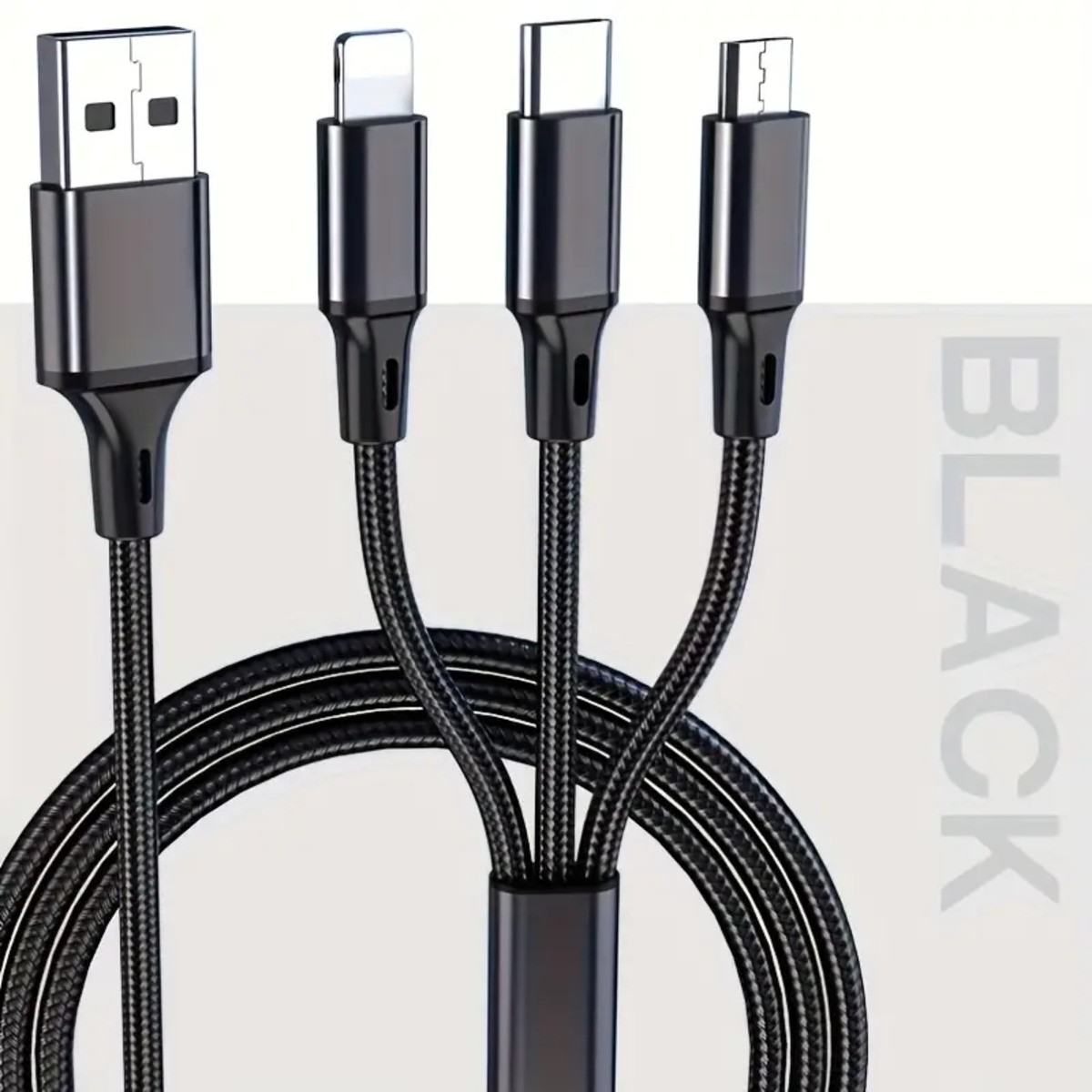 ΚΑΛΩΔΙΟ USB 3 ΣΕ 1 ΓΙΑ ΓΡΗΓΟΡΗ ΦΟΡΤΙΣΗ