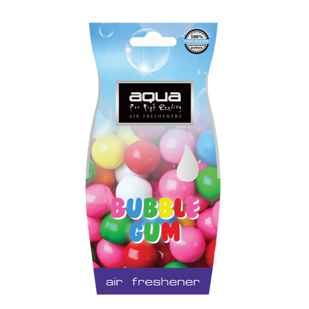 AQUA NATURAL BUBBLE GUM DROP - ΑΡΩΜΑΤΙΚΟ ΑΥΤΟΚΙΝΗΤΟΥ ΣΕ ΣΧΗΜΑ ΣΤΑΓΟΝΑΣ