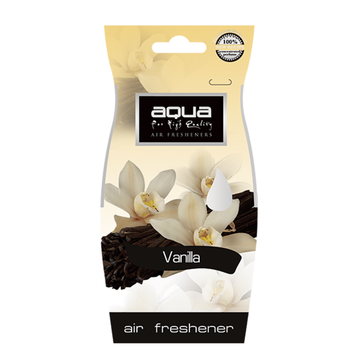AQUA NATURAL VANILLA DROP - ΑΡΩΜΑΤΙΚΟ ΑΥΤΟΚΙΝΗΤΟΥ ΣΕ ΣΧΗΜΑ ΣΤΑΓΟΝΑΣ