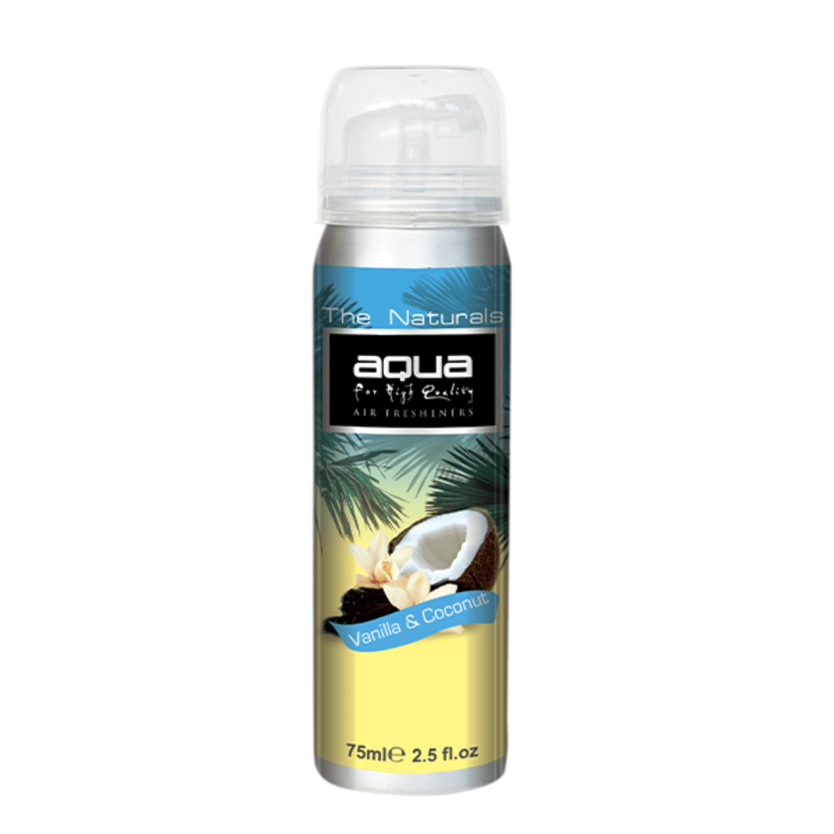AQUA NATURAL VANILLA & COCONUT SPRAY - ΑΡΩΜΑΤΙΚΟ ΑΥΤΟΚΙΝΗΤΟΥ 75ML