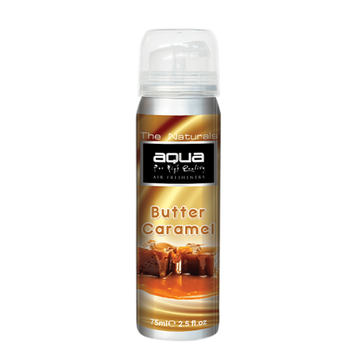 AQUA NATURAL BUTTER CARAMEL SPRAY - ΑΡΩΜΑΤΙΚΟ ΑΥΤΟΚΙΝΗΤΟΥ 75ML