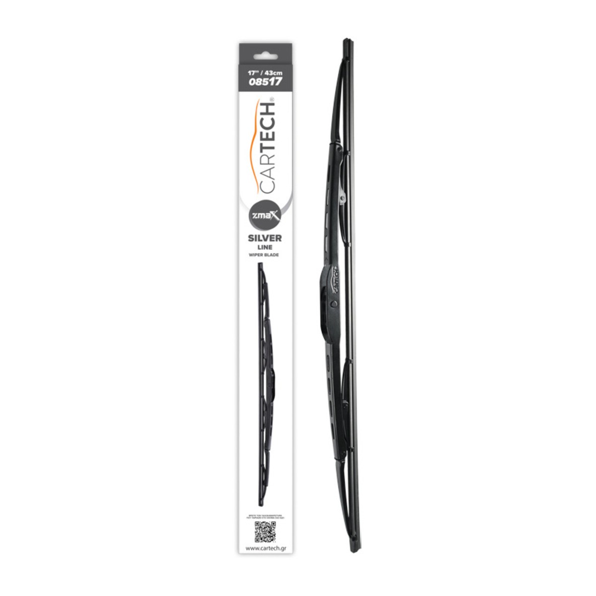 ΥΑΛΟΚ/ΡΑΣ ΖΜΑΧ SILVER LINE 43CM
