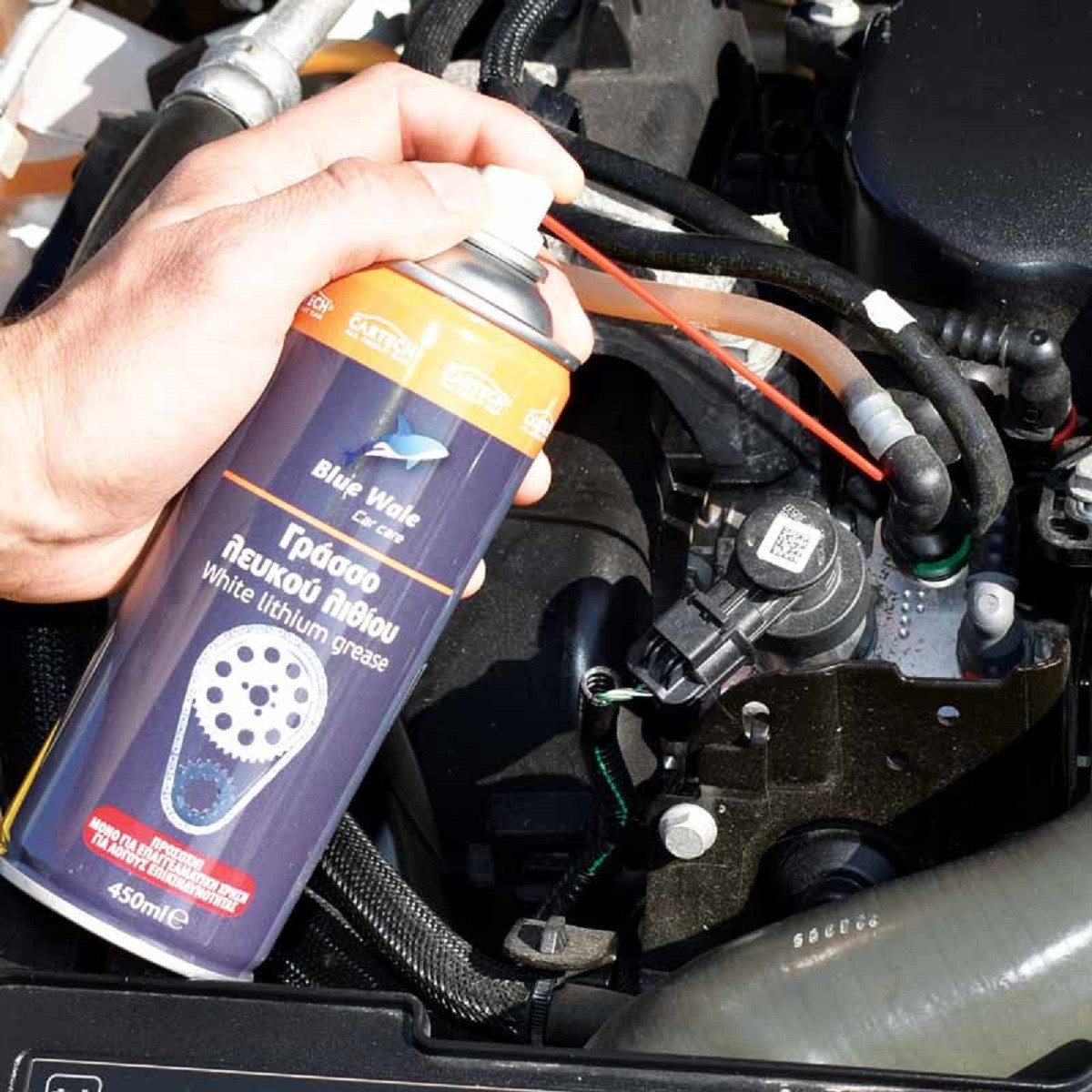 ΓΡΑΣΣΟ ΣΠΡΕΥ ΛΕΥΚΟΥ ΛΙΘΙΟΥ 450ml 