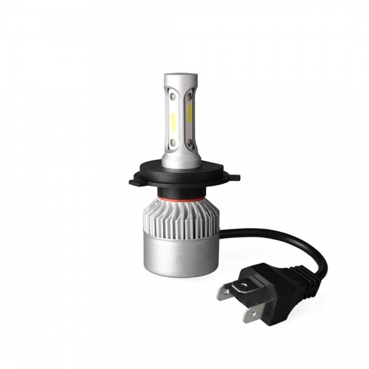 H4 LED SET 12V 6.500K ΛΑΜΠΑ ΜΕ COB EPISTAR 1021 LED ΚΑΙ ΑΝΕΜΙΣΤΗΡΑΚΙ M-TECH 
