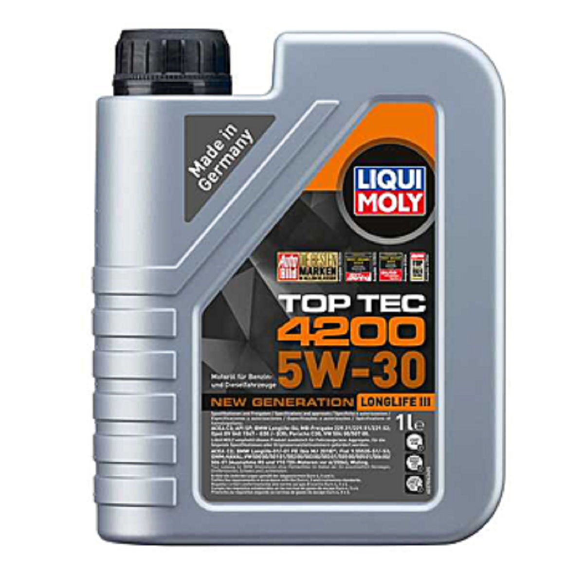 ΛΑΔΙ ΑΥΤΟΚΙΝΗΤΟΥ LIQUI MOLY TOP TEC 4200 5W-30 C3 ΓΙΑ ΚΙΝΗΤΗΡΕΣ DIESEL 1LT