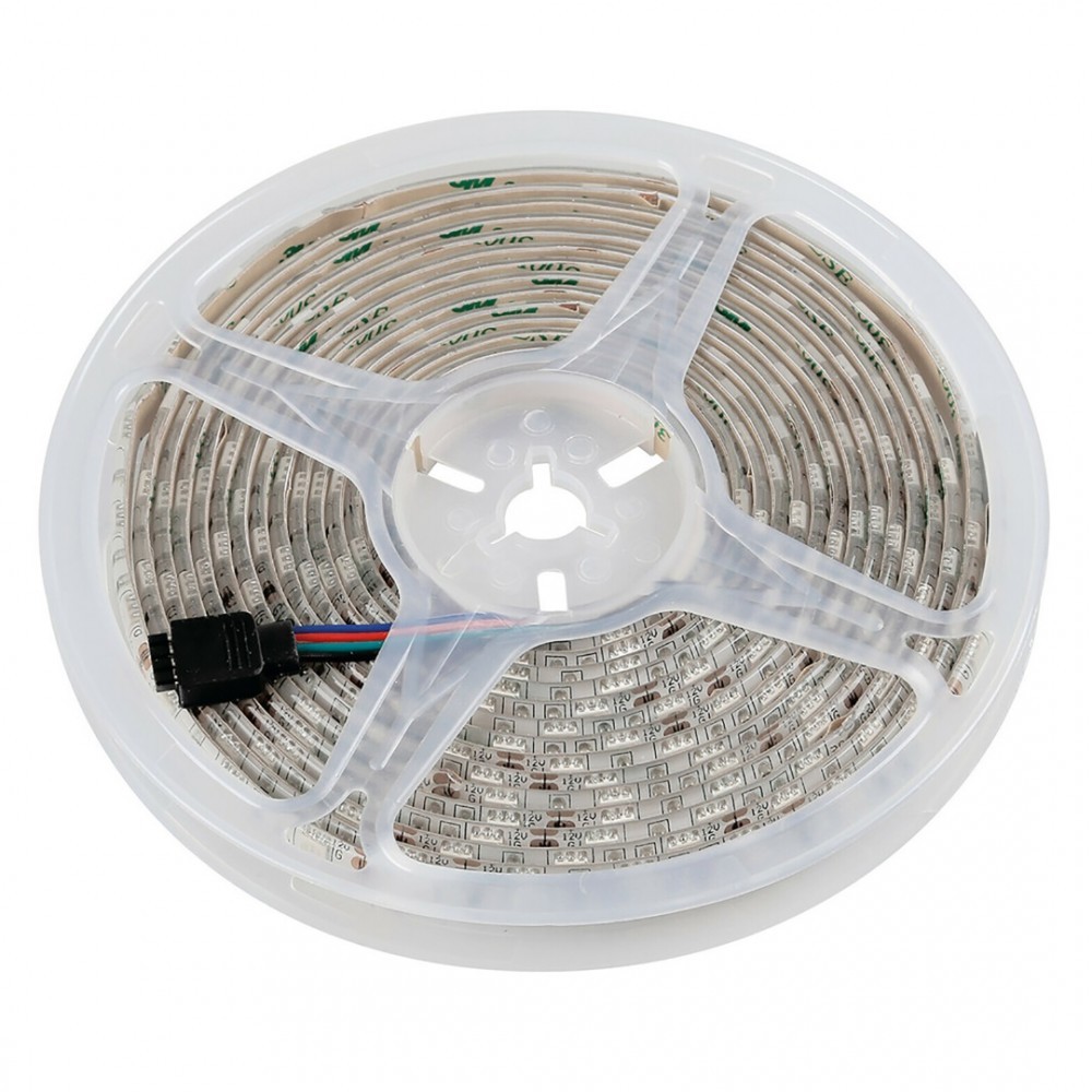 ΤΑΙΝΙΑ RGB LED ΕΥΚΑΜΠΤΗ ΜΕ ΑΥΤΟΚΟΛΛΗΤΗ ΤΑΙΝΙΑ 5M