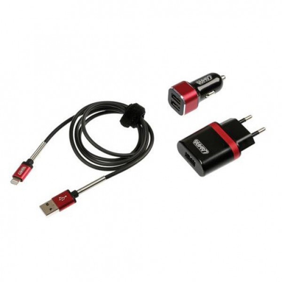 ΦΟΡΤΙΣΤΗΣ ΑΝΑΠΤΗΡΑ ΓΙΑ APPLE 12/24V 1USB 2500mA +ΠΡΙΖΑ 1000mA 100/230V