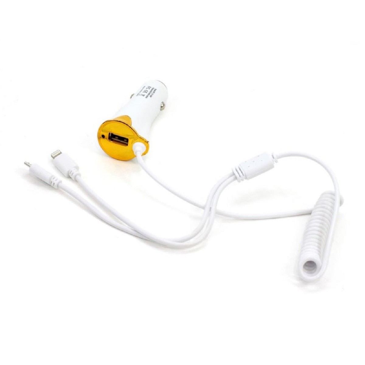 ΦΟΡΤΙΣΤΗΣ ΑΝΑΠΤΗΡΑ 12/24V 3100mA ΜΕ ΘΥΡΑ USB+MICRO USB+APPLE LIGHTNING ΜΕ ΚΑΛΩΔΙΟ