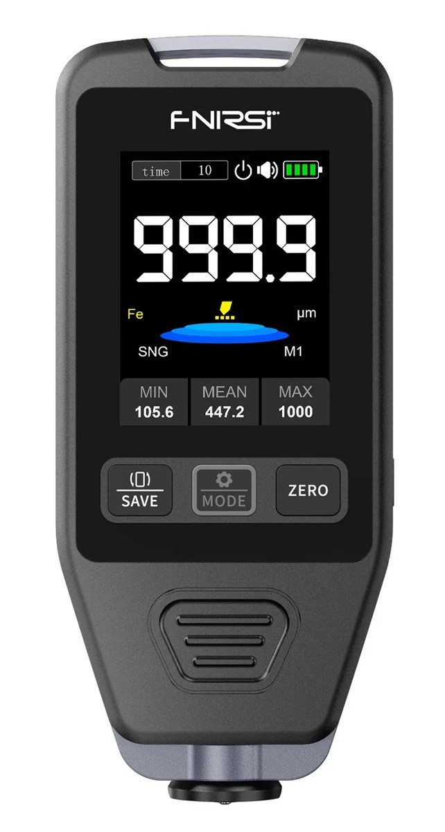 FNIRSI ψηφιακός μετρητής πάχους χρώματος CTG-20, 0-1400μm, επαναφορτιζόμενος