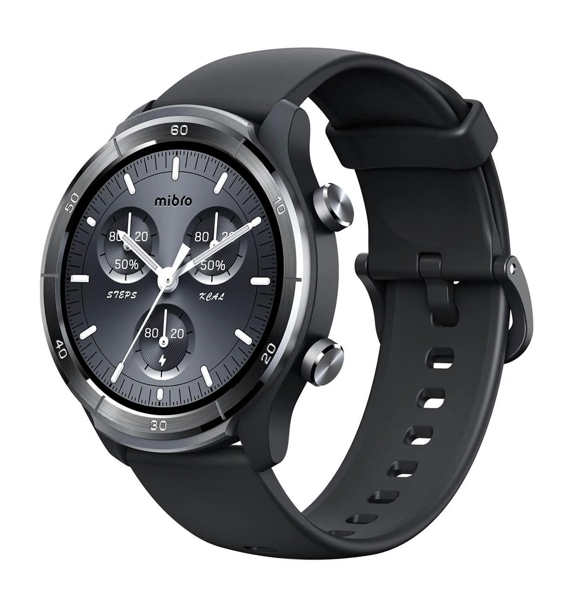 MIBRO smartwatch A3, heart rate, 1.39" IPS, GPS, 2 ATM, γκρι