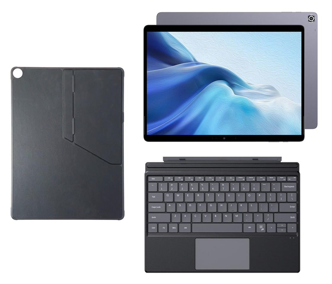 CHUWI tablet Hi10 Max με πληκτρολόγιο/θήκη, 12.9", 12/512GB, Windows 11 Home, 4800mAh, γκρι