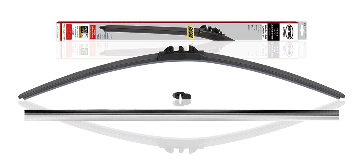 HEYNER υαλοκαθαριστήρας αυτοκινήτου 094000 με ανταλλακτικό λάστιχο, 600mm