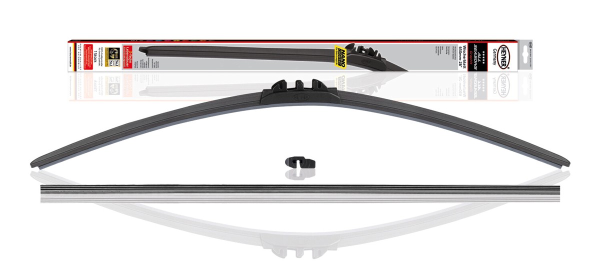 HEYNER υαλοκαθαριστήρας αυτοκινήτου 096000 με ανταλλακτικό λάστιχο, 650mm
