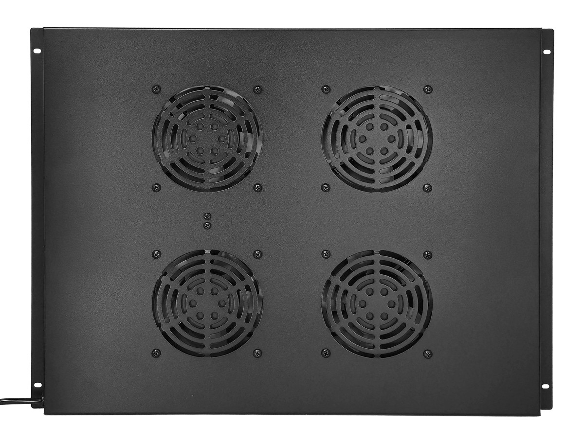 POWERTECH cooling fan για rack NETW-0044, 4x fans με μεταλλικό tray, 1.5m καλώδιο schuko, 54.5x41cm