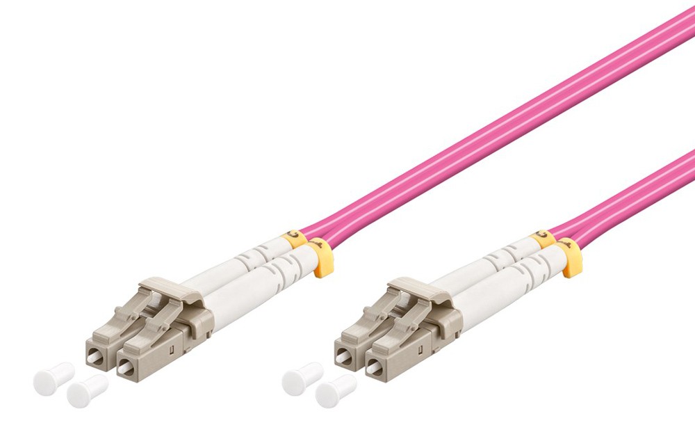 GOOBAY καλώδιο οπτικής ίνας LC-UPC 95935, Multimode OM4, 2m, βιολετί