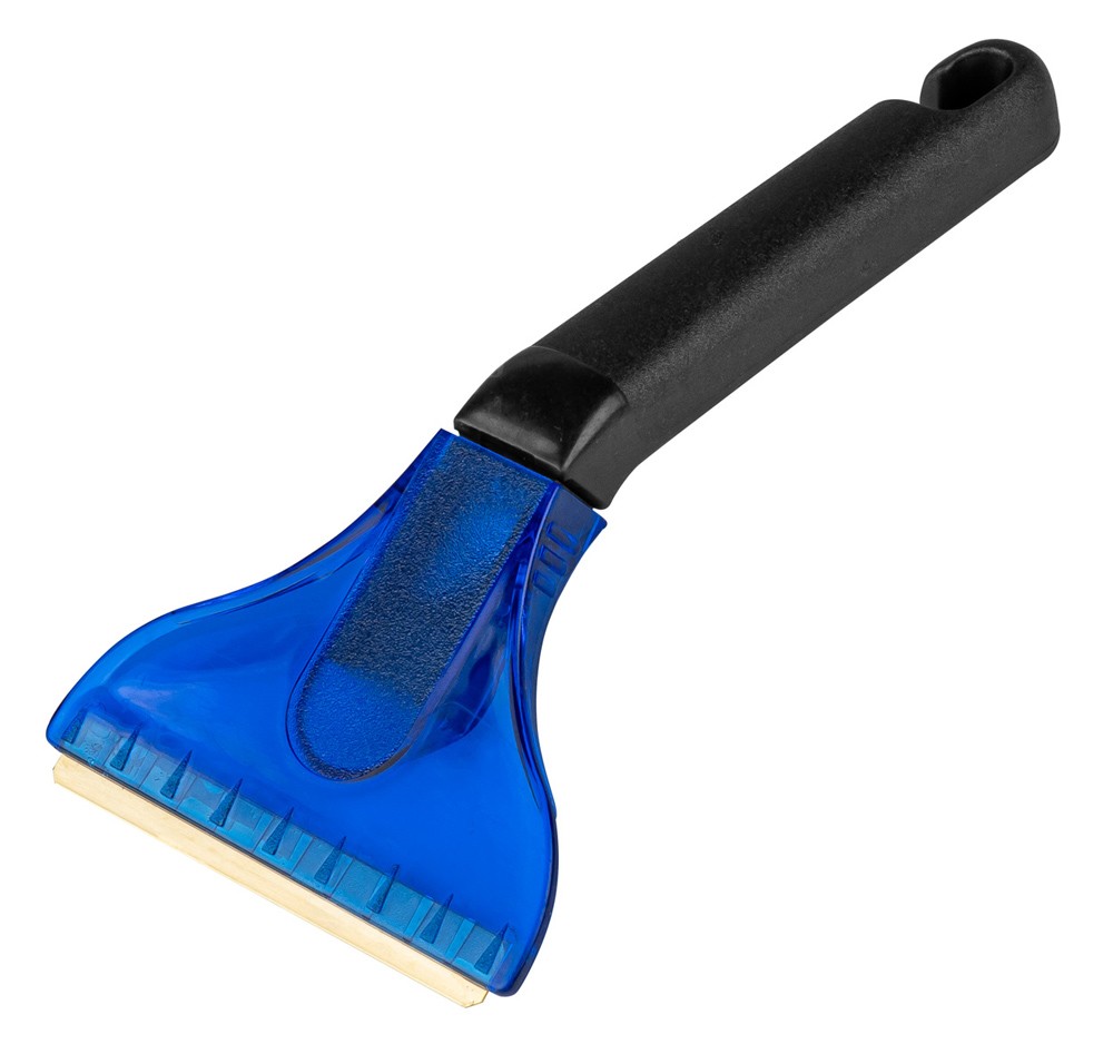 MOJE AUTO ξύστρα πάγου 97-034 με ορειχάλκινη λεπίδα, 18.5cm, μπλε/μαύρη