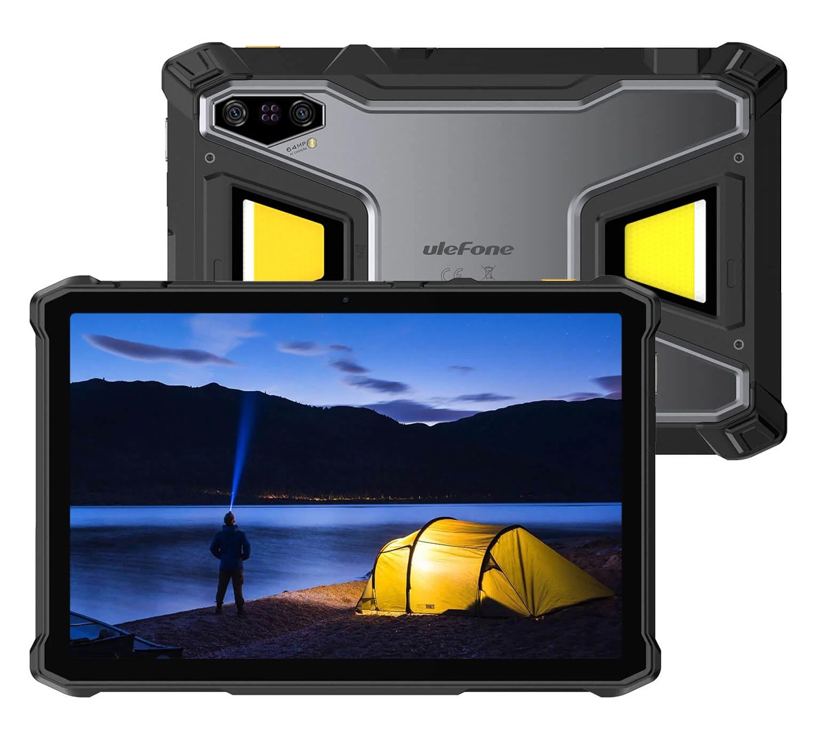 ULEFONE tablet Armor Pad 5 Pro, 11", 12GB/512GB, 24200mAh, IP68/IP69K/MIL-STD-810H, 5G, μαύρο