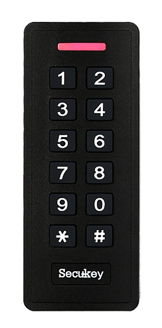 SECUKEY αυτόνομο αδιάβροχο πληκτρολόγιο πρόσβασης SCK-K2-EM, 125KHz