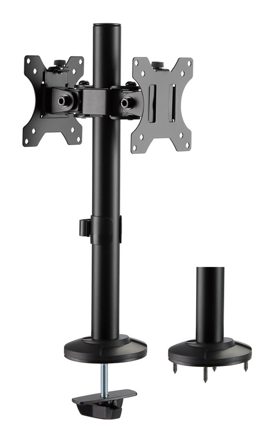 BRATECK βάση γραφείου για 2x οθόνες LDT40-G02, 17-32", έως 8kg