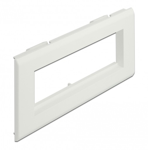 DELOCK module βάση πρίζας Easy 45 81317, 175x80mm, λευκό