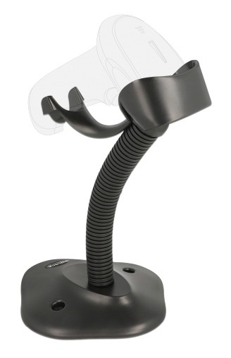 DELOCK βάση για barcode scanner 90555, εύκαμπτη, μαύρη