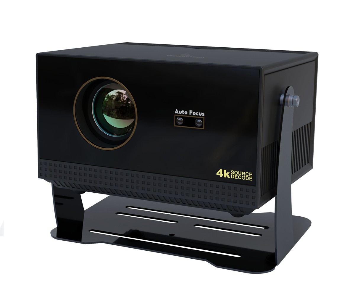 POWERTECH smart βιντεοπροβολέας PT-1243, 1080p, Android, WiFi, μαύρος