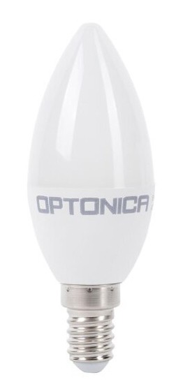 OPTONICA LED λάμπα candle C37 1428, 8W, 6000K, 710lm, E14