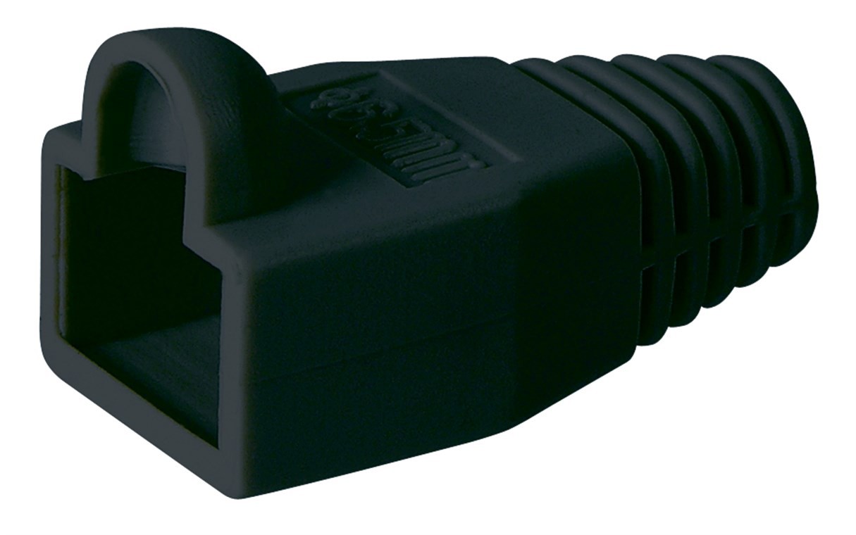 GOOBAY κάλυμμα για βύσμα δικτύου RJ45 11216, μαύρο, 10τμχ