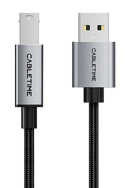 CABLETIME καλώδιο USB σε USB Type B CT-AMBM1, 480Mbps, 3m, μαύρο