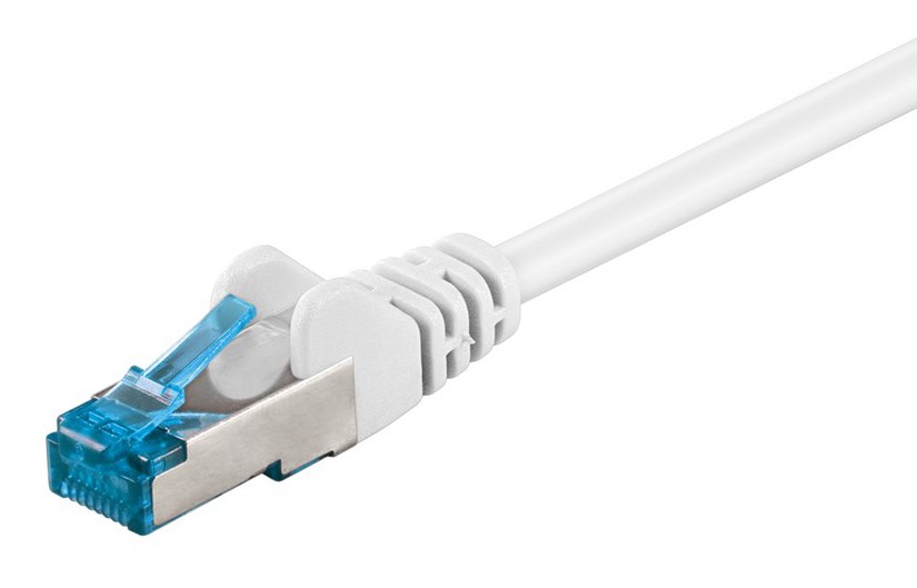 GOOBAY καλώδιο δικτύου 93749, CAT 6A S/FTP, 500 MHz, Copper, 2m, λευκό