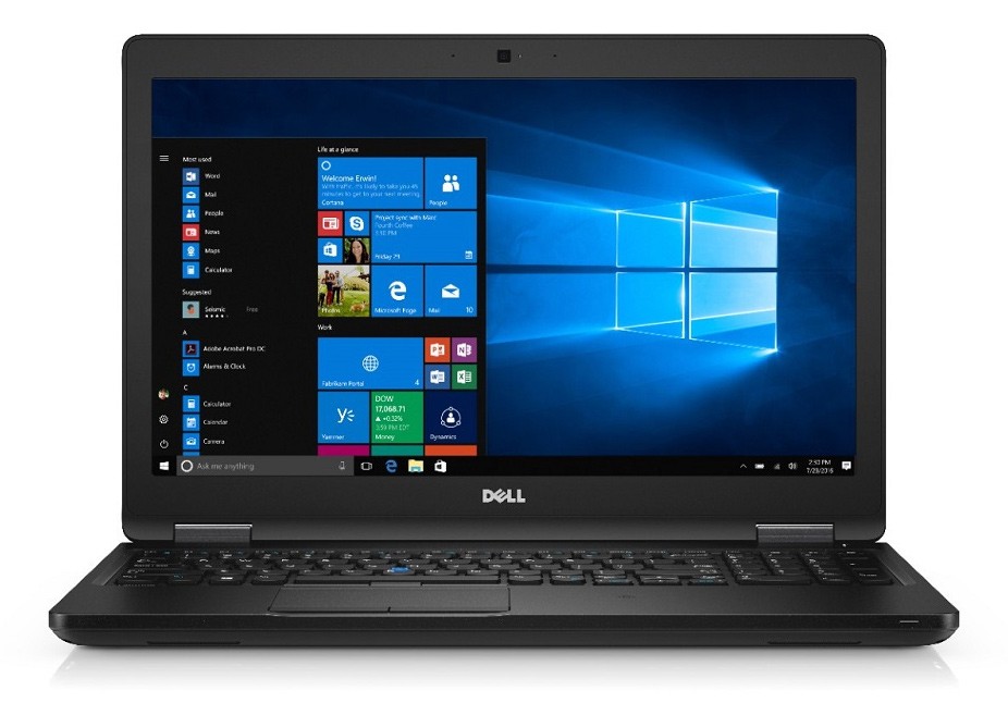 DELL Laptop Latitude 5580, Grade C, i5-6440HQ, 8/256GB M.2, 15.6", Cam, Intel HD Graphics 520, FreeDOS