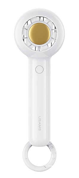 USAMS φορητός ανεμιστήρας US-ZB251 με 2 ταχύτητες, 1200mAh, λευκός