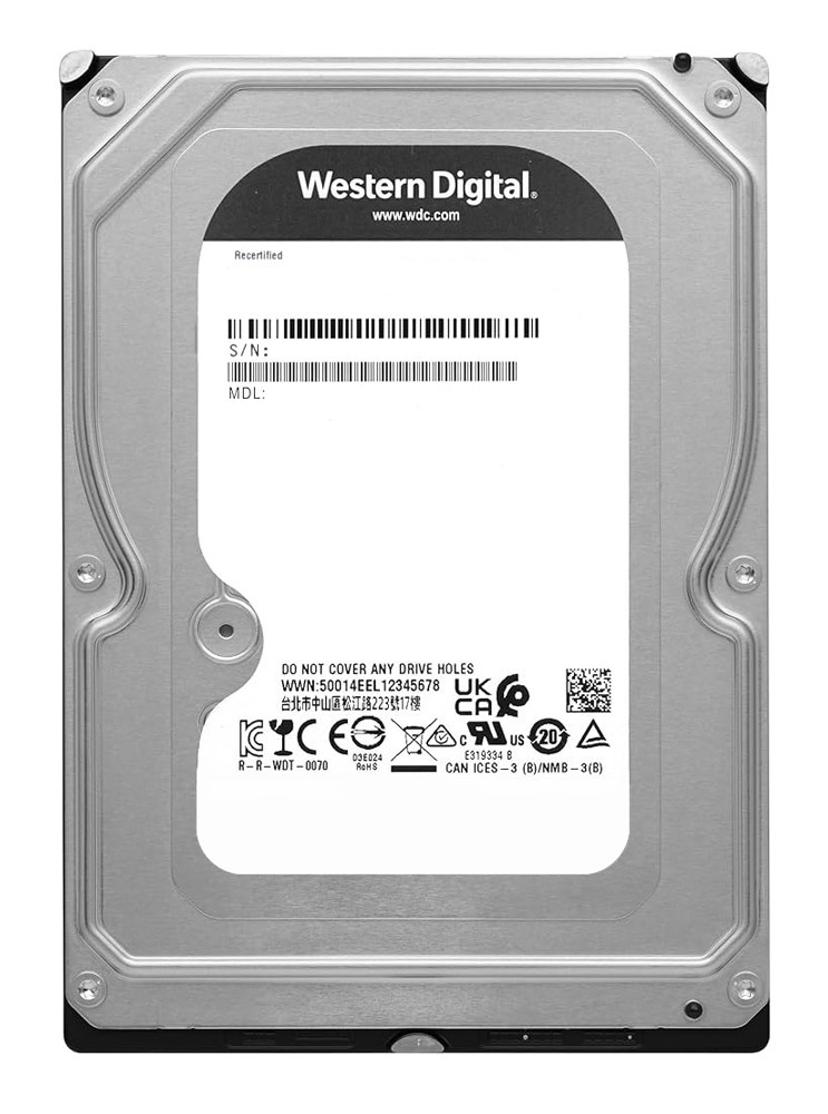 WD σκληρός δίσκος Black 3.5", 1TB, 64MB, 7200RPM, 6Gb/s, Factory Recertified