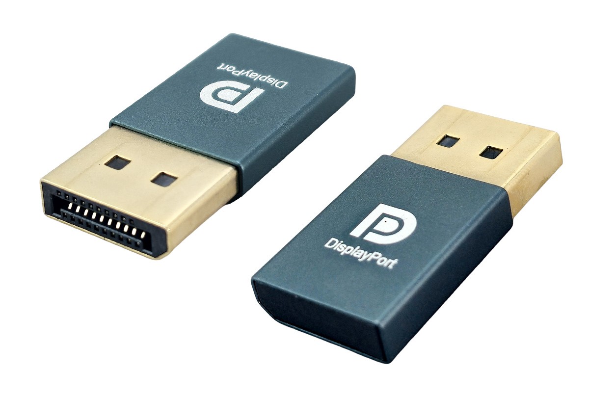 POWERTECH DisplayPort display emulator plug CAB-DP082 με LED, 4K/17Hz, γκρι
