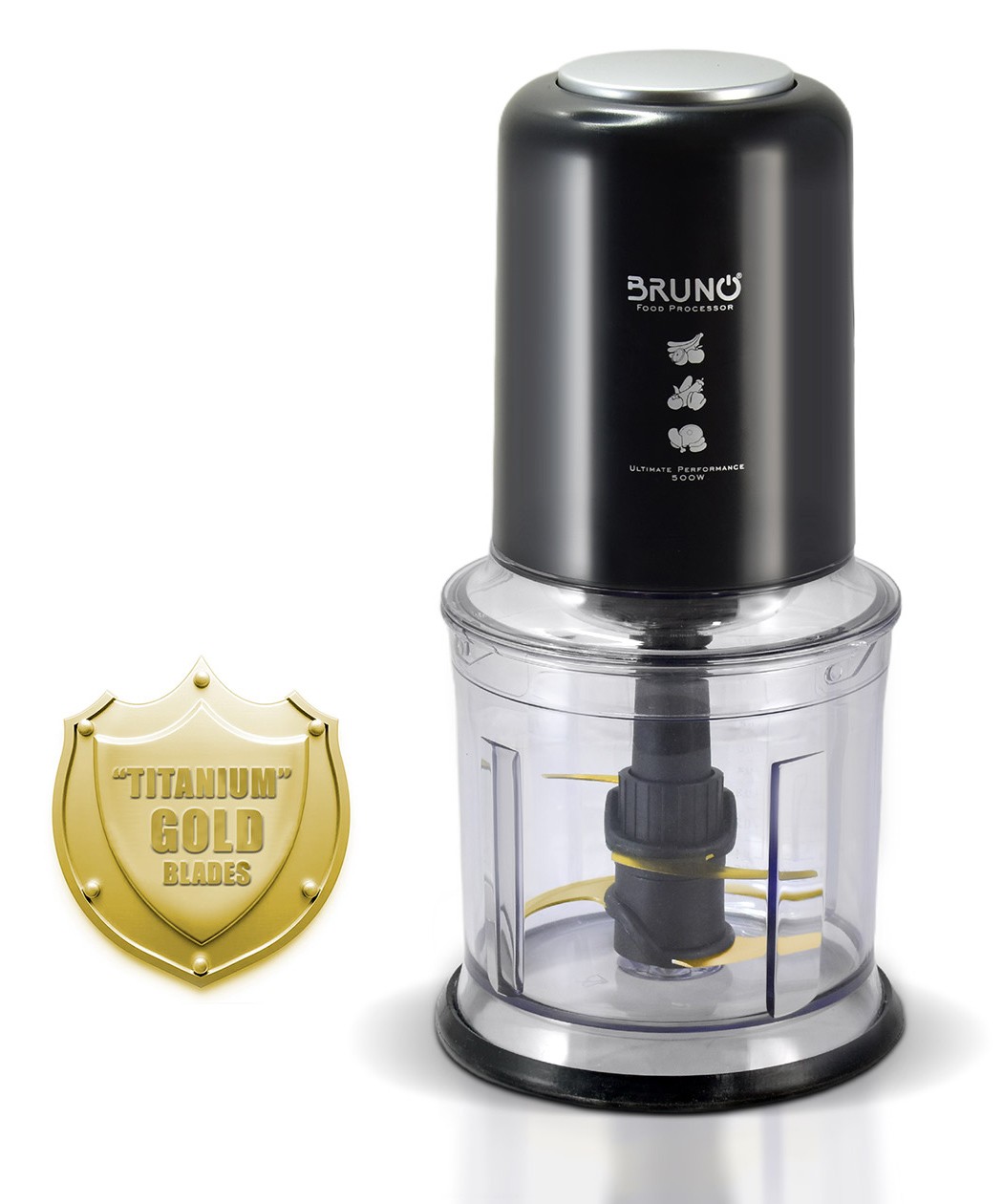 BRUNO πολυκόπτης BRN-0247, 500W, 700ml, 4 λεπίδες, μαύρο