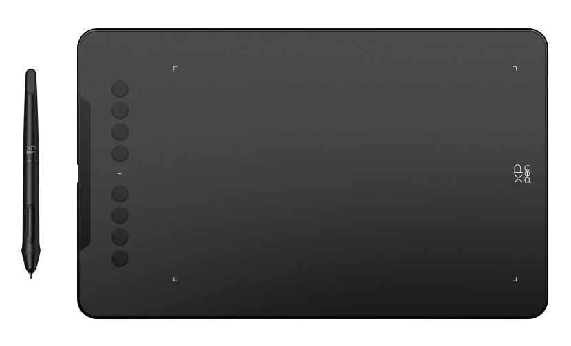 XP-PEN ταμπλέτα σχεδίασης με γραφίδα Deco 01 V3, 254x158.7mm, μαύρο