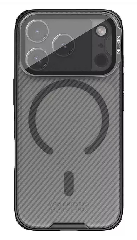 NILLKIN θήκη CamShield Prop Magnetic για Apple iPhone 17 Pro, διάφανη/μαύρη