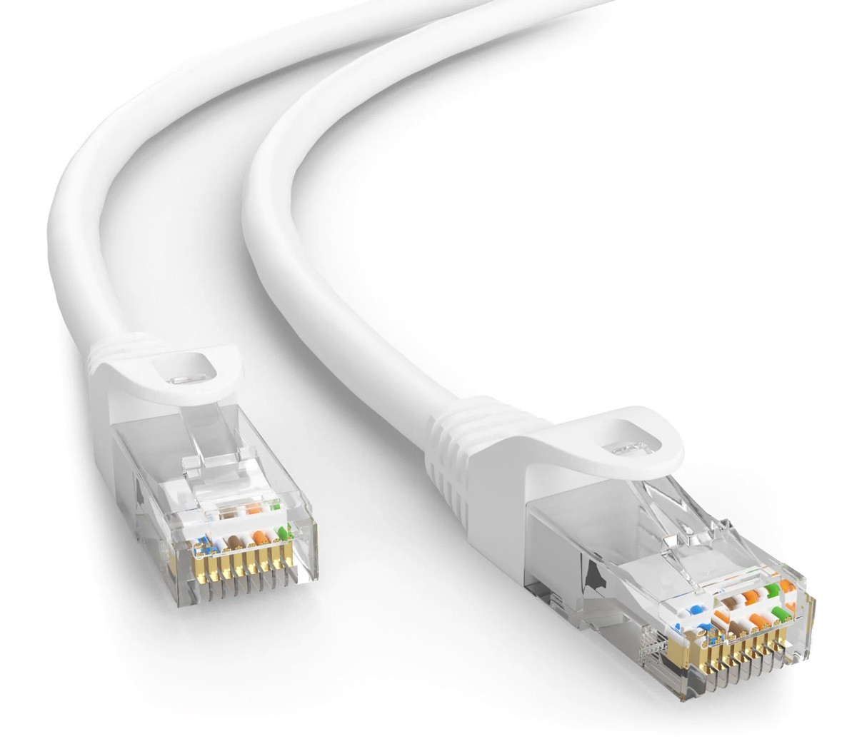 POWERTECH καλώδιο δικτύου CAB-N455, Cat 5e U/UTP, CCA, 100Hz, 1.5m, λευκό