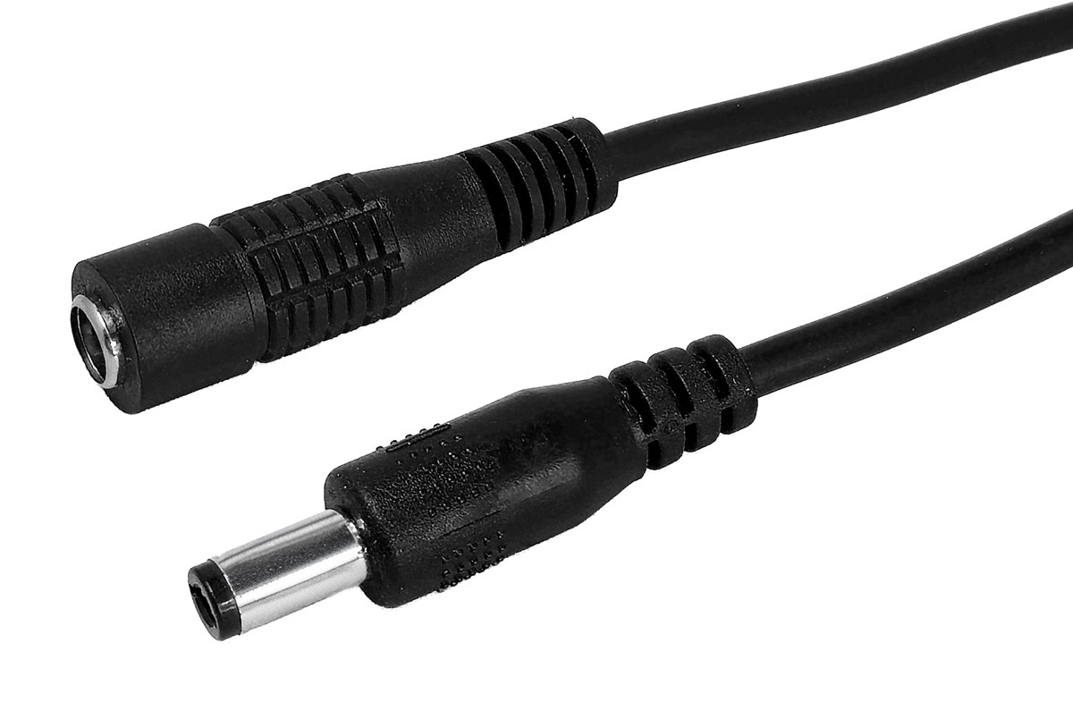 POWERTECH καλώδιο προέκτασης τροφοδοσίας CAB-H203, 5.5x2.5mm, 10m, μαύρο