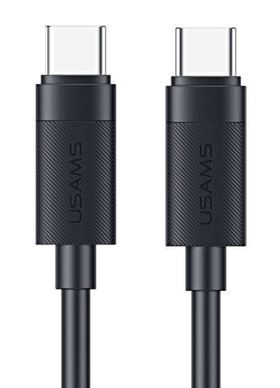 USAMS καλώδιο USB-C SJ780, 60W, 480Mbps, 1m, μαύρο