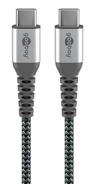GOOBAY καλώδιο USB-C 49301, 60W, 480Mbps, 0.50m, μαύρο