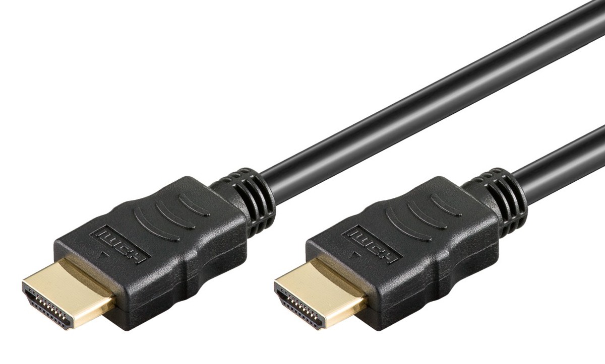 GOOBAY καλώδιο HDMI 80101 με Ethernet, soft, 4K/60Hz, 18 Gbps, 1m, μαύρο