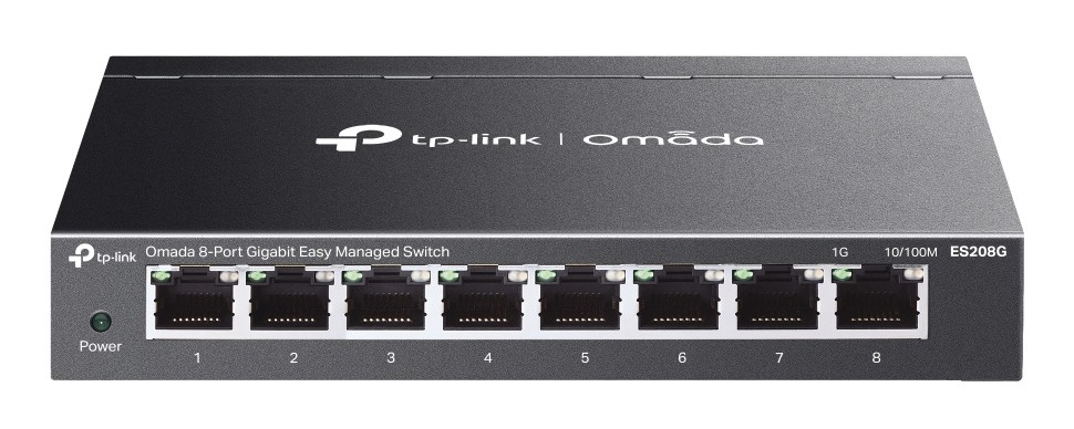 TP-LINK easy managed switch ES208G, 8x Gigabit θύρες, V1.0