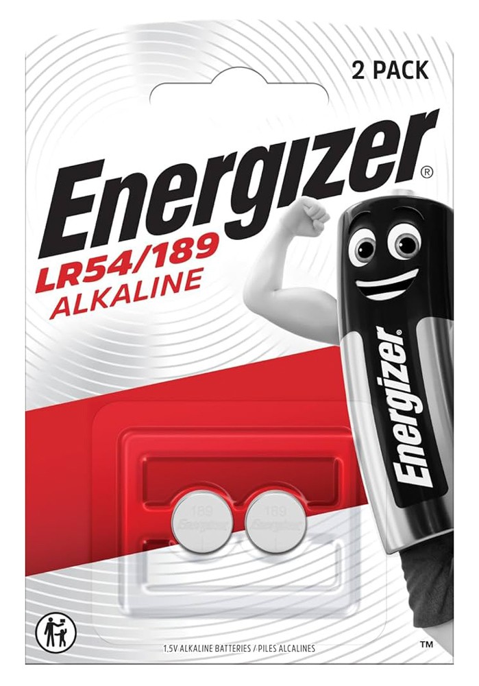 ENERGIZER αλκαλικές μπαταρίες LR54/189, 1.5V, 2τμχ
