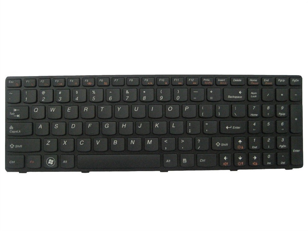Πληκτρολόγιο για Lenovo Z570/Z575/G780 Series, μαύρο