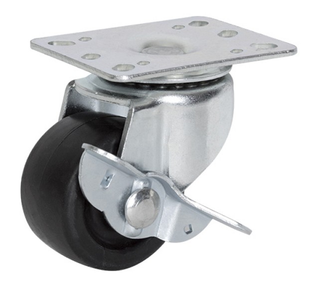 POWERTECH ρόδα για rack NETW-0014, περιστρεφόμενη, με φρένο, 100kg max