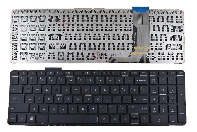Πληκτρολόγιο για HP Envy 17-J000, no frame, μαύρο