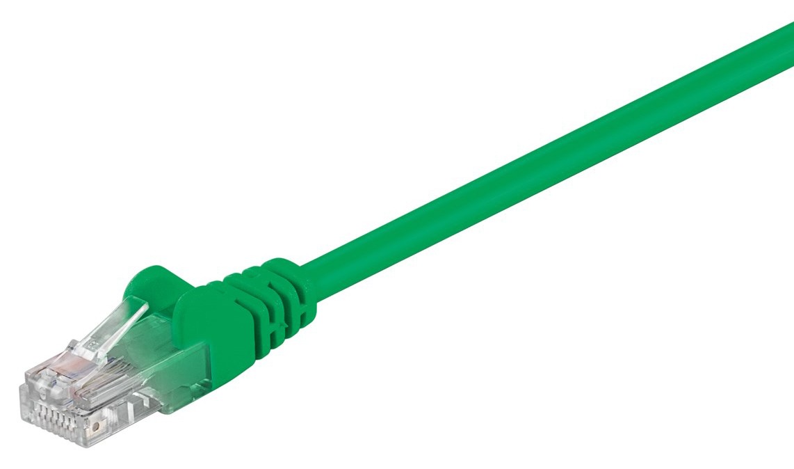 GΟOBAY καλώδιο δικτύου 95558, CAT 5e U/UTP, CCA, PVC, 1.5m, πράσινο