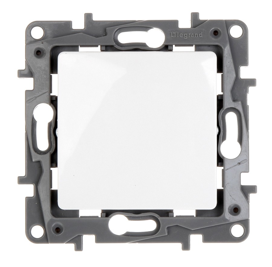 LEGRAND διακόπτης 764500, μονός, λευκός